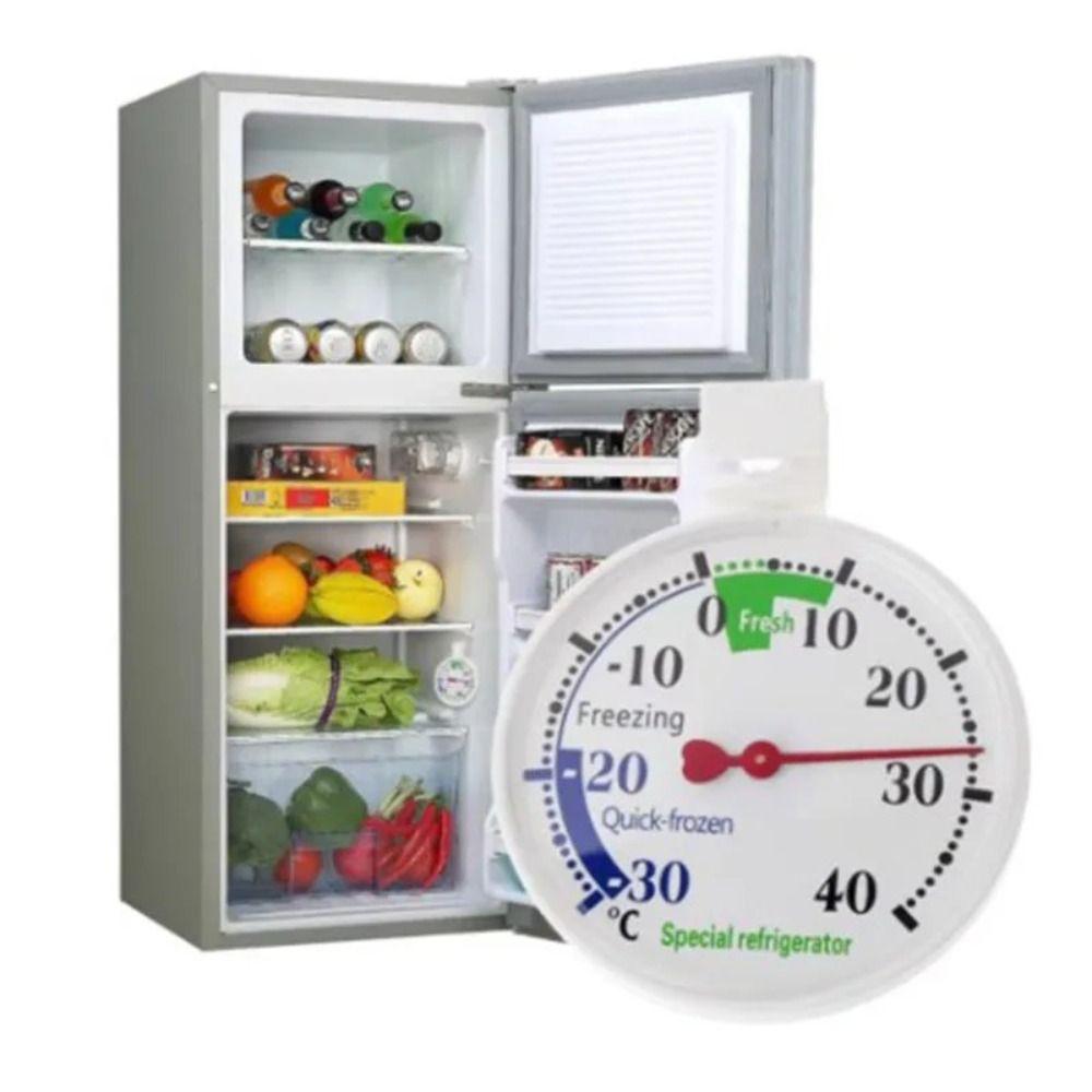 ABS Refrigerator Thermometer with Suction Cup -30~40 ℃ Refrigerator Freezer Thermometer Fridge Refrigeration Temperature