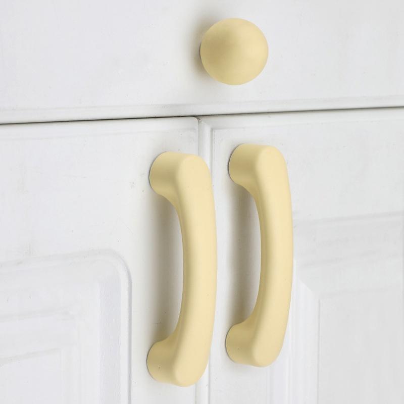 Keramik Schrankgriffe im nordischen Stil für Kinderzimmer, Macaron-farbenfrohe runde Schubladenknöpfe und -griffe, Möbelgriffe für Kinder