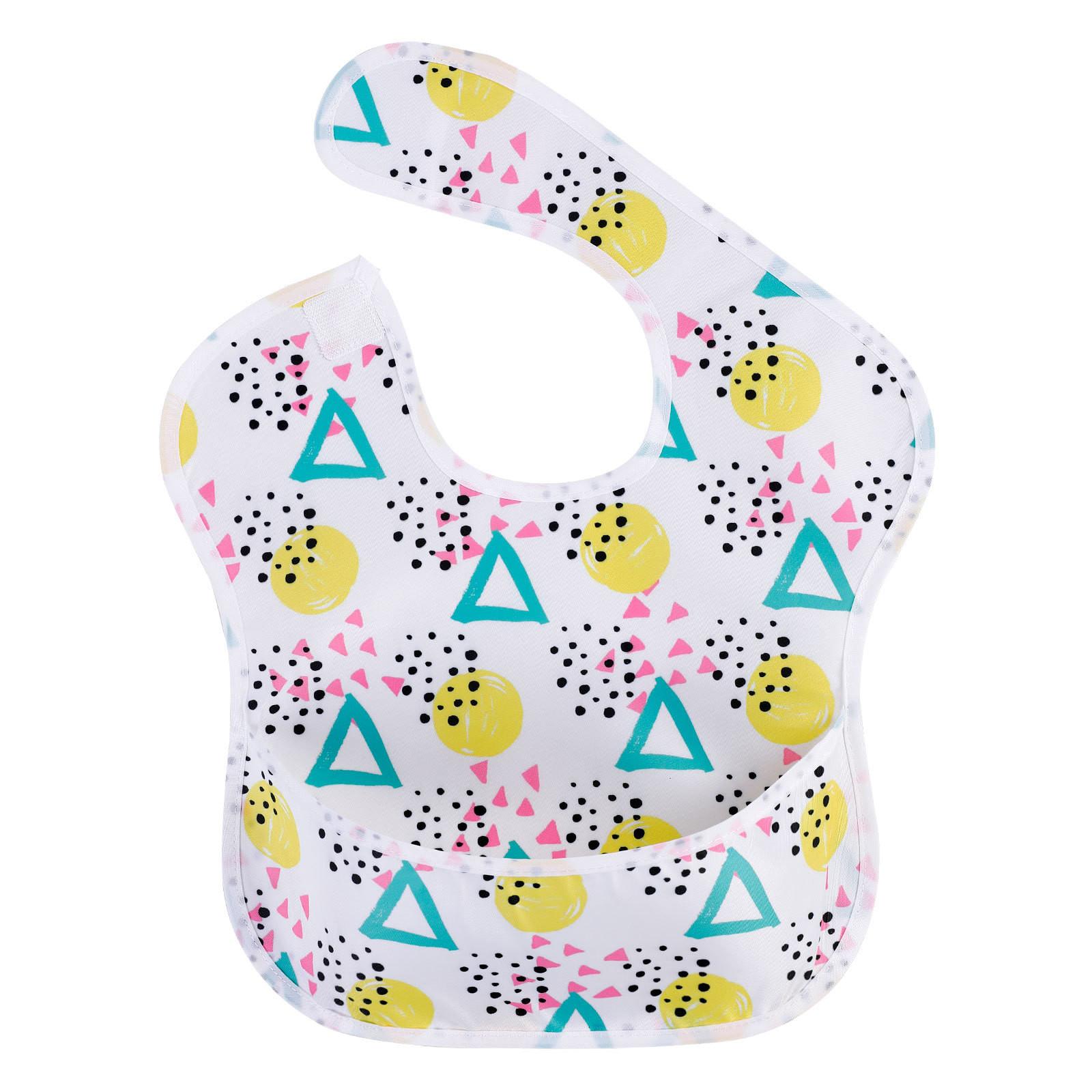 Newborn Infant Baby Boys Girls Floral Colorful Bib Feeding