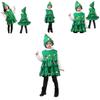 Christmas Tree Costume For Kids And Adults Authentic Striped Outfit For Cosplay
