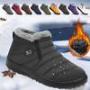 Paar Winter Schneestiefel Niedrig geschnitten Warm Fleece gefüttert Rutschfest Weiche Sohle Baumwollschuhe Damen Herren Größe 36-46