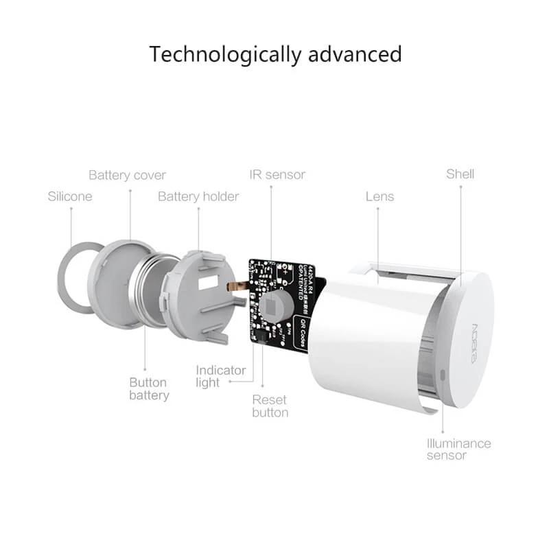 Global Edition Aqara Human Body Motion Sensor Smart Wireless ZigBee Smart Home Alarm System Sensor For Mi Home Homekit APP