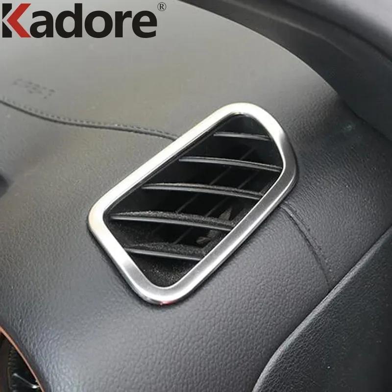 For Kia Cerato Forte K3    Carbon Fiber Car Front Side Air Condition Vent Outlet Cover Trim Interior Accessories