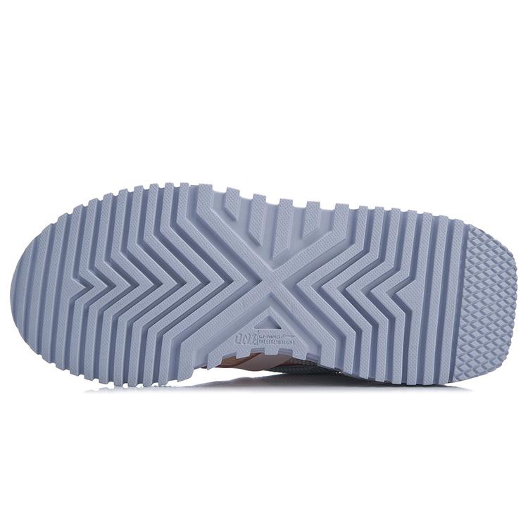 New LiNing 001 Artisan Ingenuity Low Top Running Shoes Women's Gray Orange Blue AGCR122-1