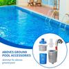 Aboves Ground Pool Skimmer Kit Wall Mounted Debris Remover Automatic Cleaning Supplies For Inflatable Collars Metal Frames