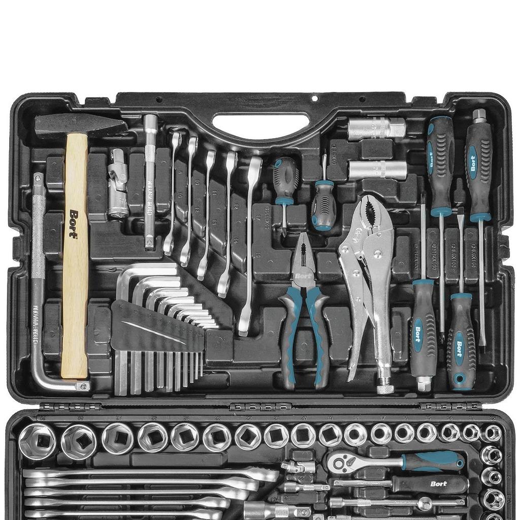 Zestaw narzędzi ręcznych BORT BTK-142