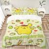 3pcs Pompompurin's Sweet Delights Bedding Set 1 Soft Quilt Cover + 2 Pillowcases, Machine Washable Suitable for All Seasons, Perfect Gift S079