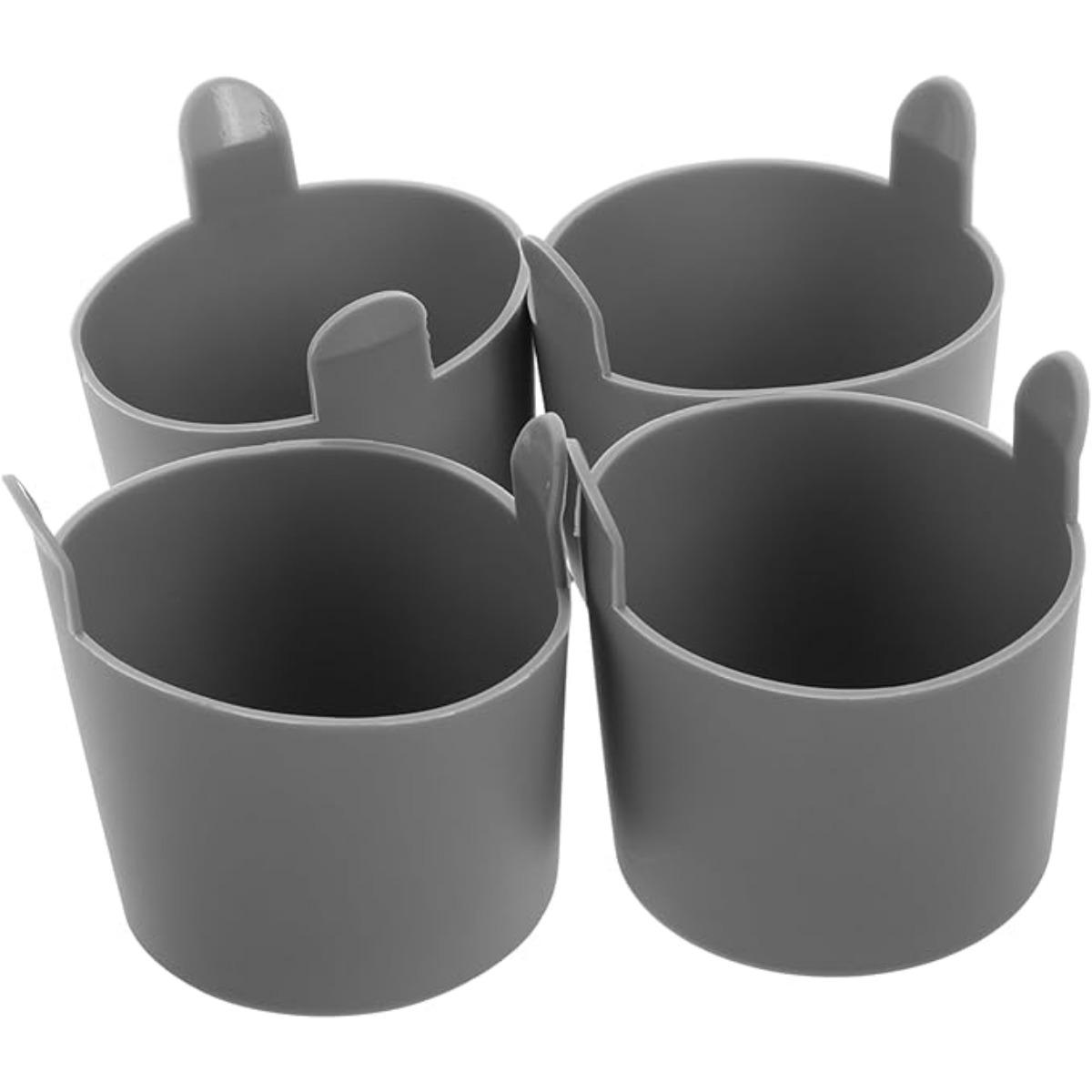 

4 шт. силиконовые формы для яиц для аэрофритюрницы, силиконовые кольца для яиц, антипригарные силиконовые формы для яичных маффинов для аэрофритюрницы, аксессуар для яйцеварки 4pcs серый