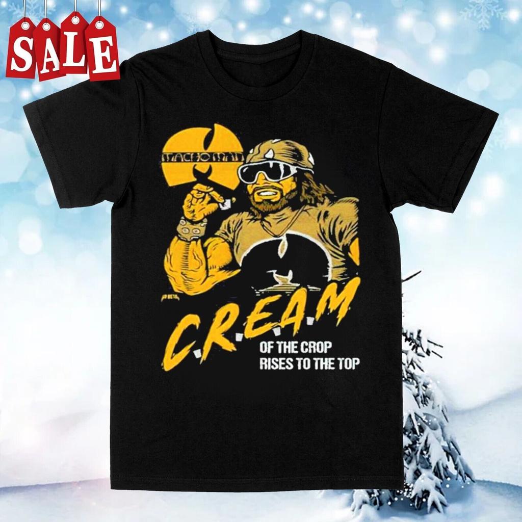 New Macho Man Shirt Randy Savage Sweatshirt Cotton Black S-5XL Shirt 1CM250