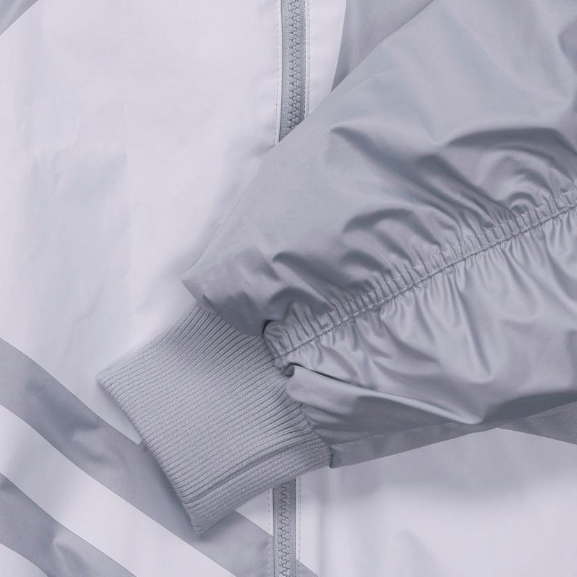 Adidas Originals FW24 Sports Lifestyle Series Casual Minimalist Retro Stand Collar Jacket Unisex Jackets Honor-Gray JX7066