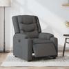 Vidaxl Electric Recliner, Dark Gray, Fabric Upholstered