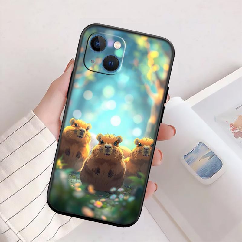 

Cute Capybara Art Case for Motorola Edge 60 60s 70 G86 G56 G54 E14 G04S G45 G54 G64 S30 S50 X30 X40 X50 Pro Power Motorola Edge 60s