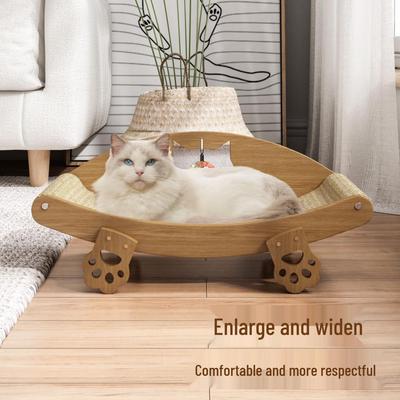 Cat Scratching Bed & Recliner - Sisal Woven, Anti-Scratch & Durable