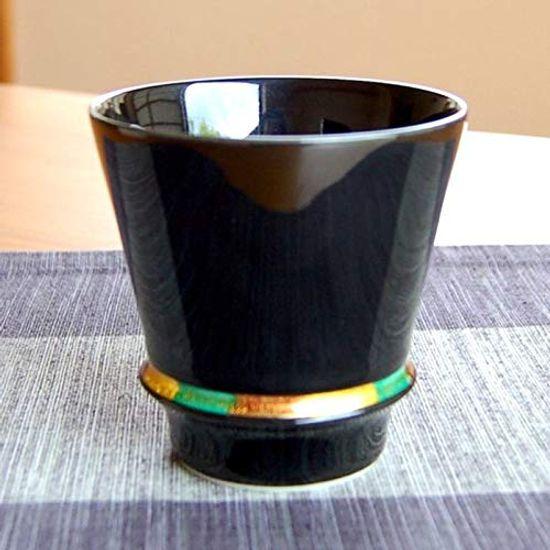 Retirement Shochu Gratitude Retirement Happy Arita Made In For Gifts Gift, Glass, Gift, Ring, Black, Ware, Japan,