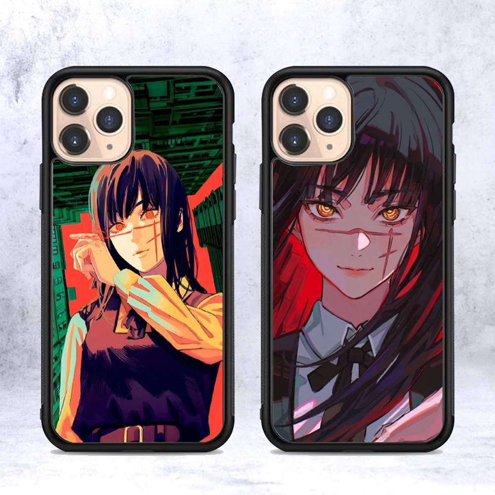 Asa Mitaka Chainsaw Man Anime Manga Phone Case For IPhone 17 16 15 14 13 Plus 12 11 Pro Max PC+TPU Cases Back Cover