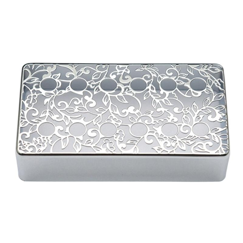 Black Neck Pickup Cover Pickup Covers Humbuckers Brass Guitar Pickup Cover for Strats Styles Single Coil Pickups Bronze