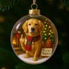 Funny Dog Christmas Ornament Cute Mischievous Dog Decor with Playful Expressions Festive Gag Gift for Pet Lovers