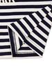 LA MAISON STUDIO Maison Circle Bear Friends Stripe Ringer Short Sleeve Navy(Fcg2Ts761W)