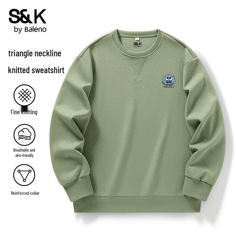Baleno S&K Men's Cartoon Print Crew Neck Sweatshirt