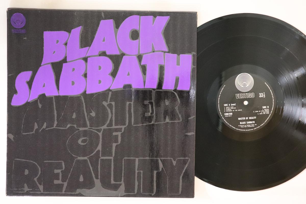 

LP Record BLACK SABBATH - Master Of Reality (Box Sleeve) 6360050 VERTIGO 1971 UK Metal Used