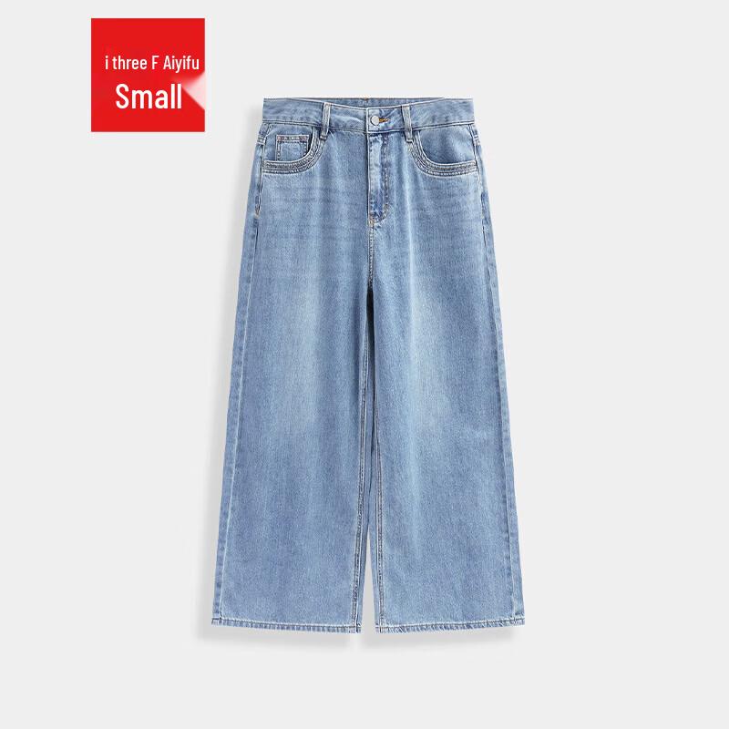 IEF Petite Summer Denim Wide-Leg Pants M