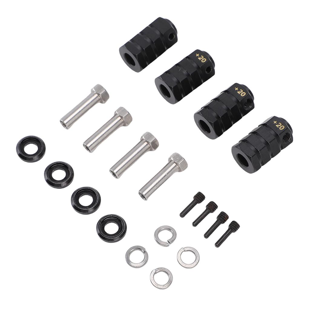 RC Brass Extended Combiner 1 10 Scale Internal Lock Nut Design RC Wheel Hubs Extension Adaptor Combiner