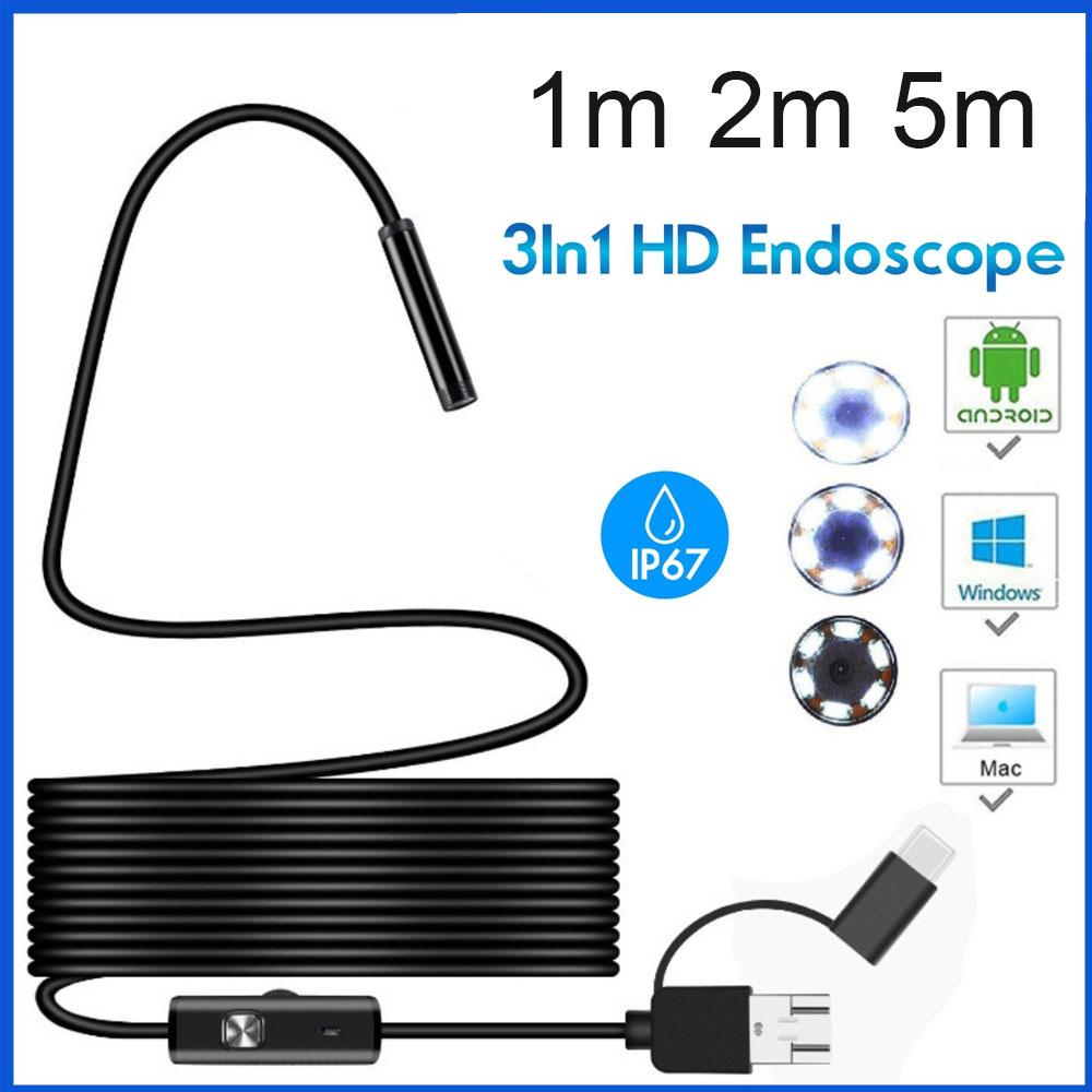 5M 720P LED Motorrad Inspektionskamera 8mm Endoskope für Andriod Windows iOS Mac 5M 720P LED Motorrad Inspektionskamera 8mm Endoskope für Andriod Windows iOS Mac