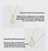 S925 Sterling Silver Jade Pendant Necklace - Elegant Women's Clavicle Chain