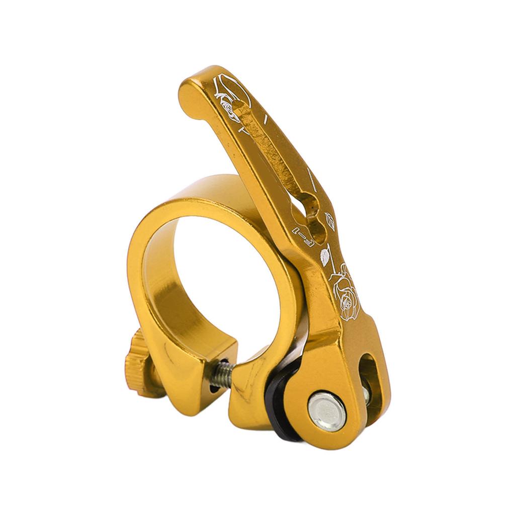 VIARON Велосипедный быстросъемный зажим подседельного штыря Алюминиевый сплав 34.9ММ Зажим для седла для горного велосипеда Шоссейного велосипеда