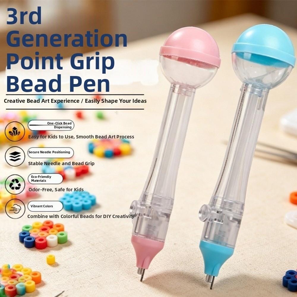 2.6mm Tip Fuse Bead Pen Automatic Press-Type Bead Pen Bead Positioning Pen Beading Project
