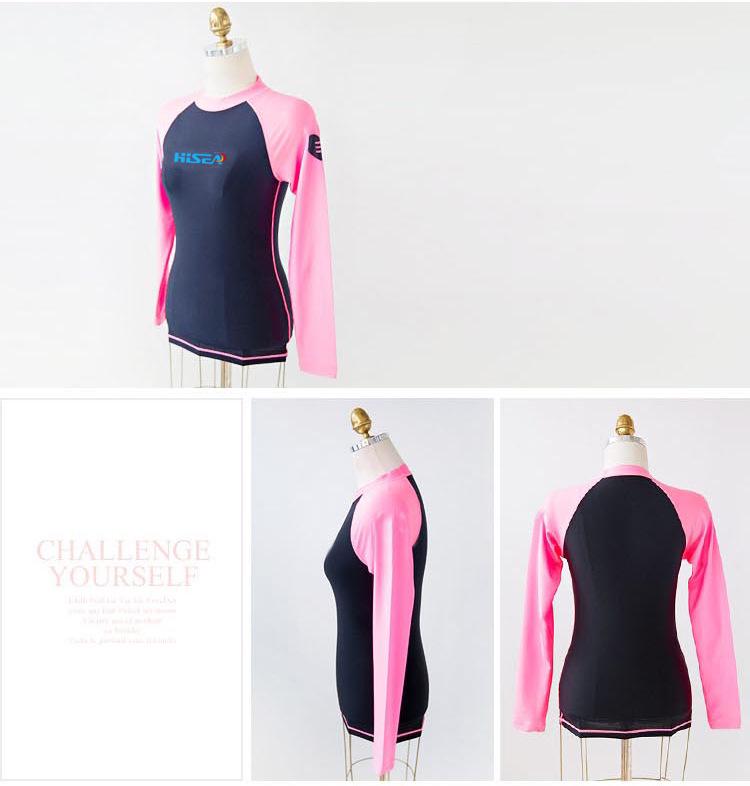Korean Style Women's Jellyfish Diving Suit - Slim Fit, Sun Protection, Quick-Dry Long Sleeve for Snorkeling