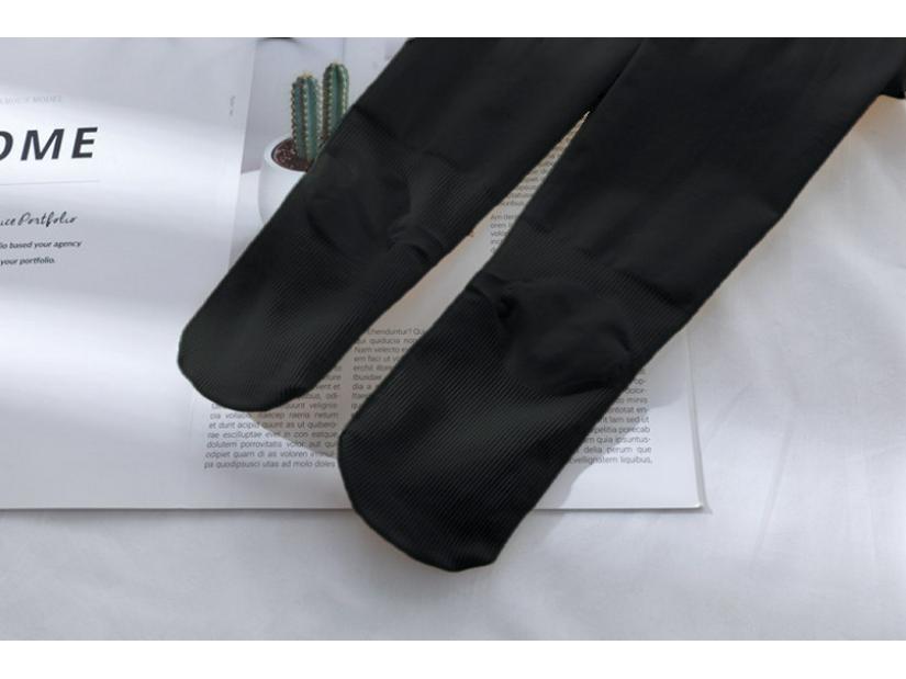 Damen 3D Hüfthebende High-Waist Schwarze Leggings mit Bauchkontrolle - Nicht durchsichtig, mit Fußteil, für Herbst/Winter