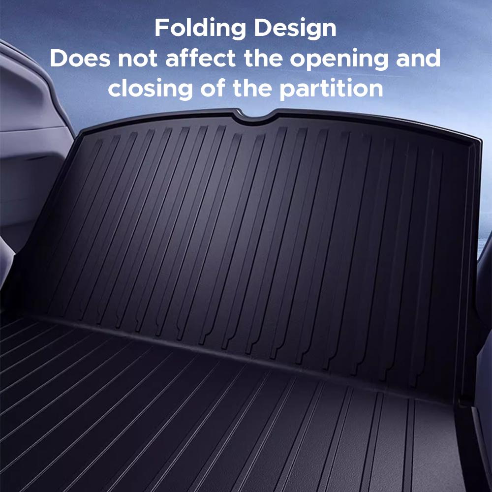 TEKSY For Tesla New Model Y 2026 2025 Juniper Front and Back Trunk Mat TPE Carpet Waterproof Weather-resistant Pads Layer Mats