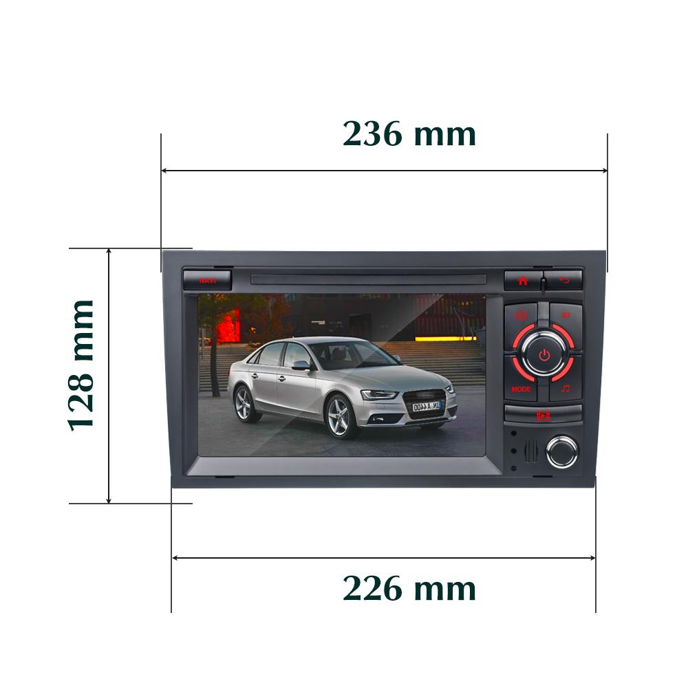 Trådløs Carplay Car Multimedia For A-udi A4 B8 B6 B7 S4 B7 B6 RS4 B7 SEAT Exeo Android12 Navigation DSP Wifi AutoRadio