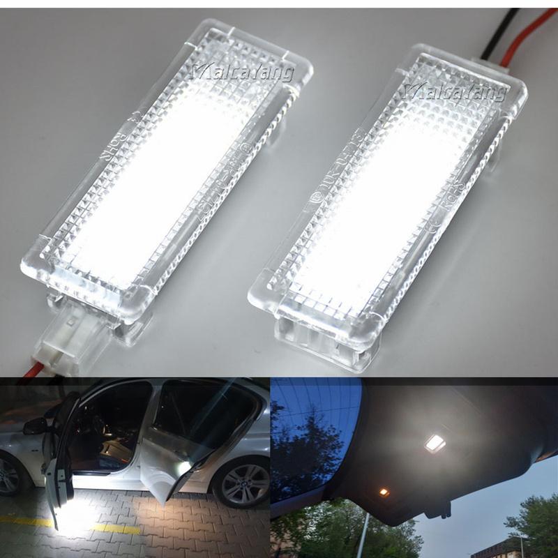 2X LED Courtesy Footwell Under Door Light 63316972605 For BMW 1 3 5 6 7 X Z R50 R52 R53 R55 R56 R57 R58 R59 R60 Mini Cooper MK1