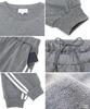 ON NISHIKI Sweatshirt Long Mini Fleece Long Loungewear Women's Set, Sleeve, 35% Cotton, Lining, Spring/Autumn Pajamas, Pants, (Gray/M/77321)