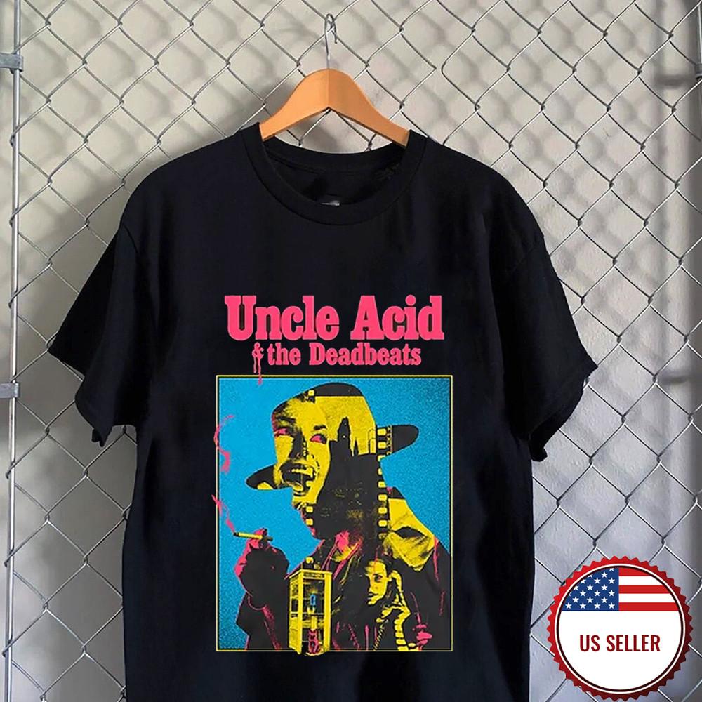 Uncle Acid And The Deadbeats Band Phone T Shirt Full Size S-5XL TT24 Unisex T-Shirt S