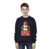 Elf Boys Santa Is Coming Sweatshirt