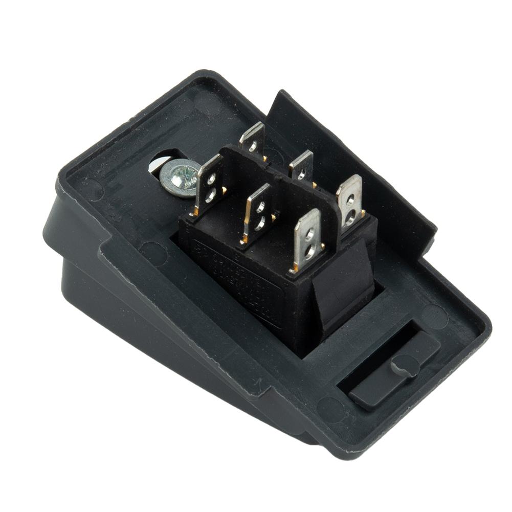 Carrinho de Brinquedo Interruptor de Pé 6 pinos Preto Substituição Controle de Reset