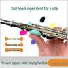 Silicone Flute Thumb Rest & Hand Position Corrector - Anti-Slip Pad for Beginner Flute Players