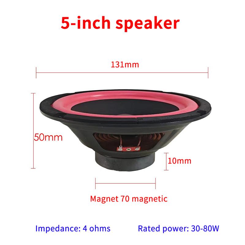 5/6/8/10 Inch Car Speakers Hifi Coaxial Subwoofer Music Full Range Frequency Car Stereo Speaker For Universal Car Home Audio