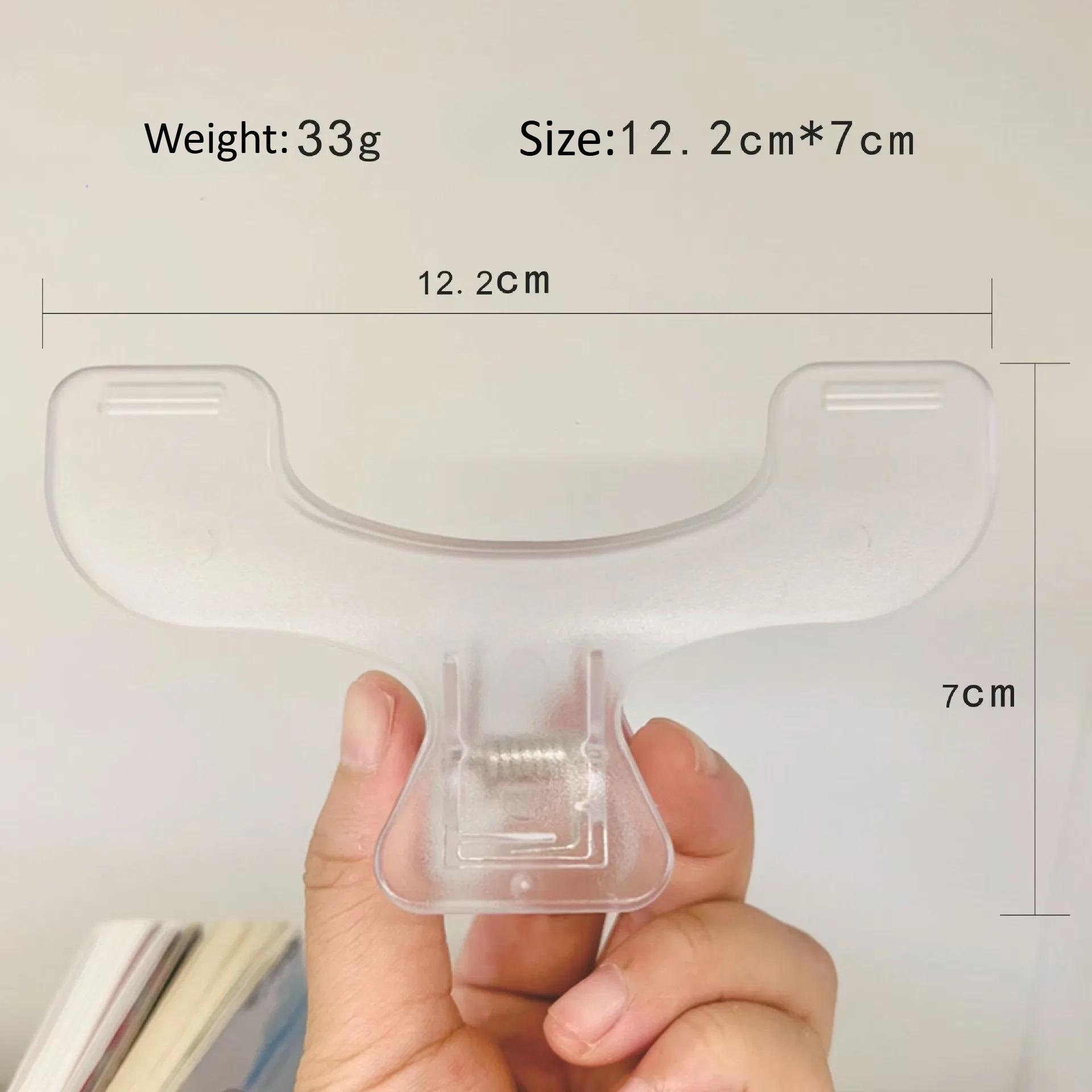 

Hands-Free Reading Stand with Chinese Design, Strong Fixed Book Clip, Transparent Page Holder for Books & Music Sheets
