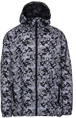 Chaqueta de lluvia lisa Trespass Qikpac impermeable con estampado TP4324