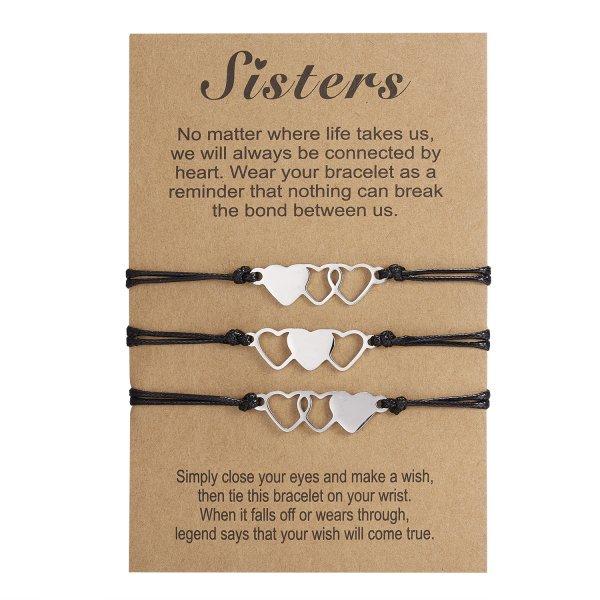 2pcs/set Minimalist Sun Moon Charm Couple Bracelet Friendship Jewelry Gift Handmade Adjustable Braided Rope Bracelets Wholesale