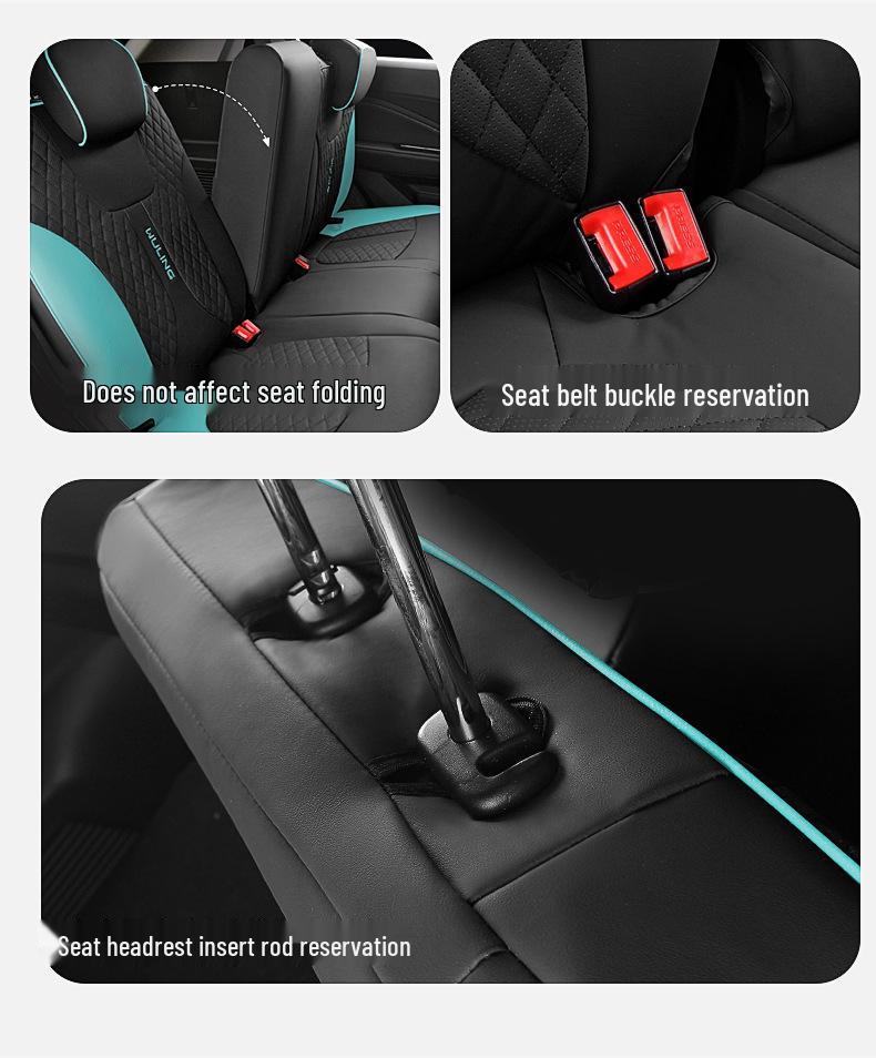 Wuling Xingchen All-Season Leather Car Seat Cover - Fits Five-Seater