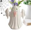 Halloween Ghost Decor Ghost White Ceramic Vase Figurine Room Decor Halloween Decorations Table Centerpieces For Holiday Home