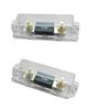2PCS 4 Inline ANL holder Gold