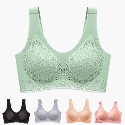 Soutien-gorge sous-vêtements féminins 5D, Contour sans fil, dentelle respirante, sans Trace, gilet de sport, soutien-gorge de Yoga