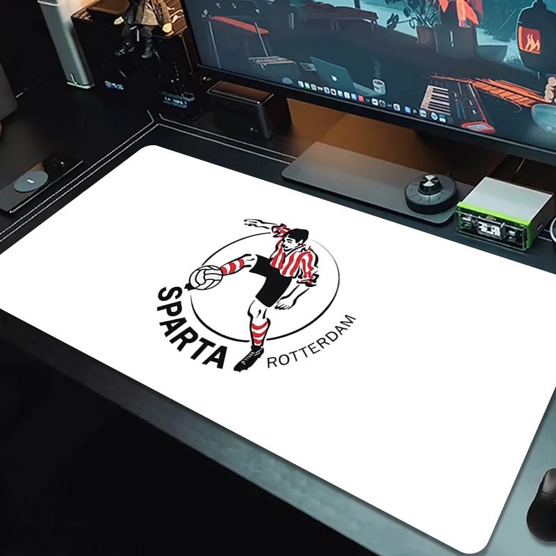 Sparta Rotterdam Podložka pod myš Velká Podložka na herní stůl Protiskluzová Podložka pro notebook Tablet Velká Podložka pod myš XXL Podložka Mini PC Podložka na hraní S uzamykatelným okrajem