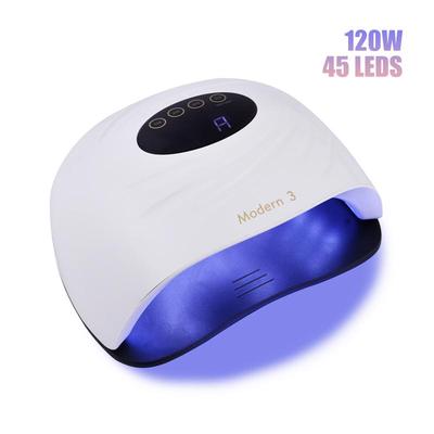Moderne 3 Nageltrockner LED UV-Lampe 90W für alle Gele 45 LEDs UV-Lampe für Nagelmaschinenhärtung 10s/30s/60s/99s Timer